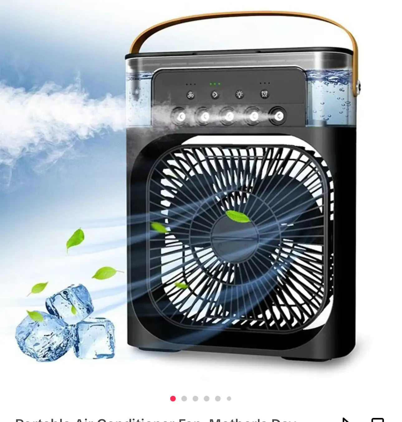 Portable 3-in-1 Air Cooler Fan β Mini AC for Room, Office & Car | Fast Cooling + Humidifier | Ships from USA πΊπΈ | TikTok & Amazon Hot Seller!