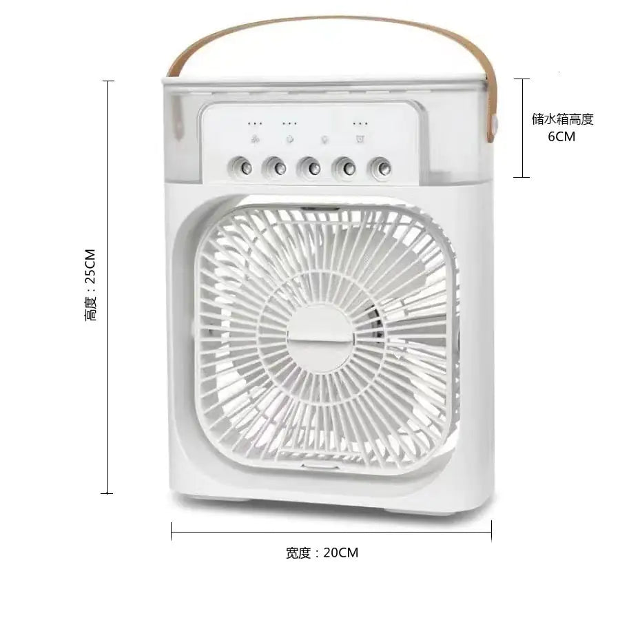 Portable 3-in-1 Air Cooler Fan β Mini AC for Room, Office & Car | Fast Cooling + Humidifier | Ships from USA πΊπΈ | TikTok & Amazon Hot Seller!
