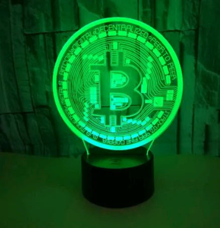 3D Illusion LED Night Light Lamp with Touch & Remote Control, USB Powered Acrylic Bedside Lamp, Color Changing Kids Night Light, Bedroom Decor Mood Lighting, Unique Gift for Adults & Children