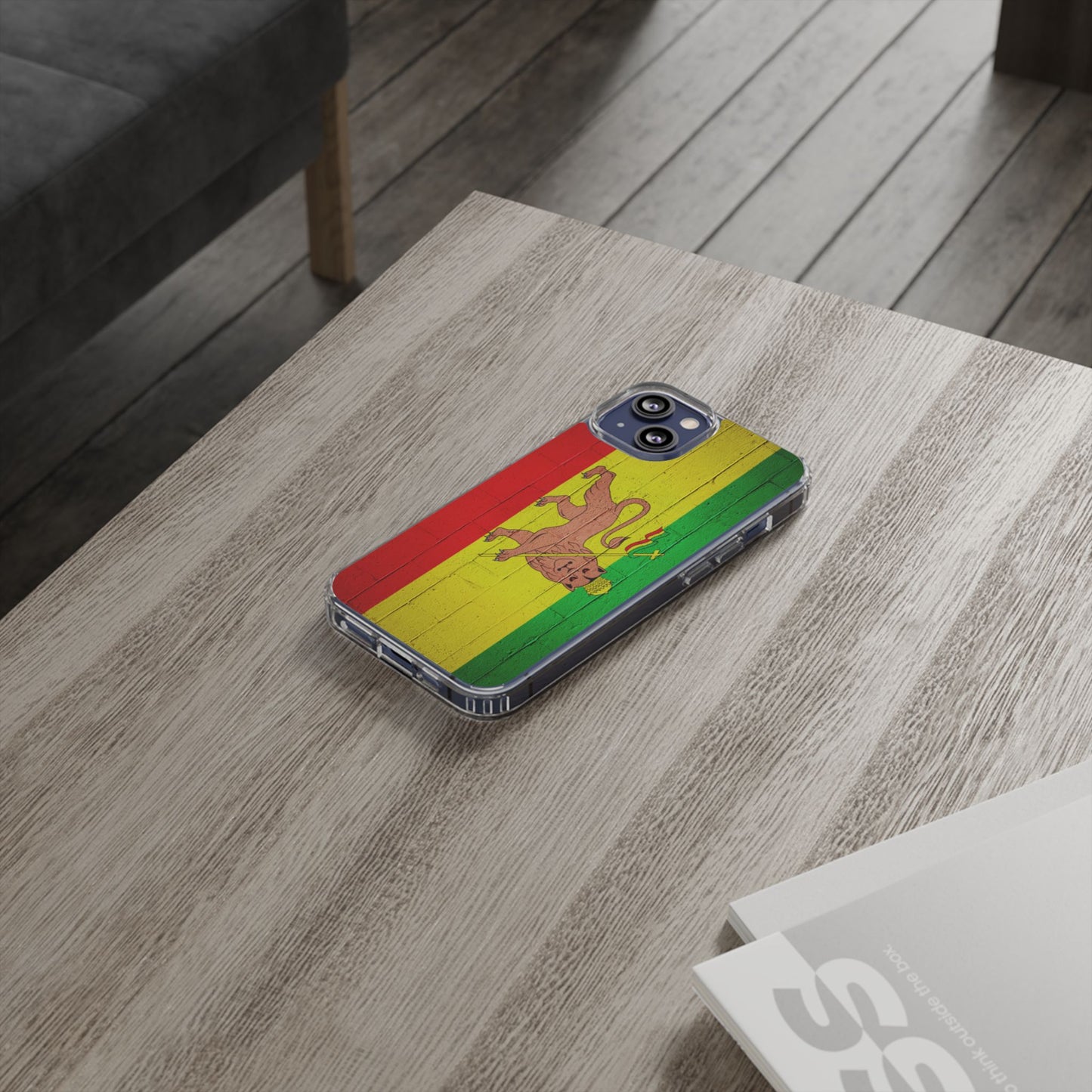 Vibrant Rastafarian Flag Phone Case, Impact-Resistant Cover, Customizable Gift for Music Lovers, iPhone and Samsung