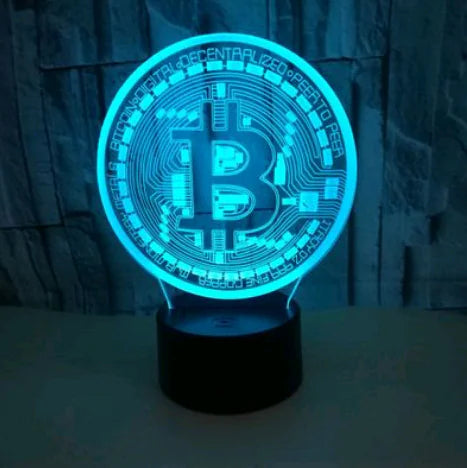 3D Illusion LED Night Light Lamp with Touch & Remote Control, USB Powered Acrylic Bedside Lamp, Color Changing Kids Night Light, Bedroom Decor Mood Lighting, Unique Gift for Adults & Children