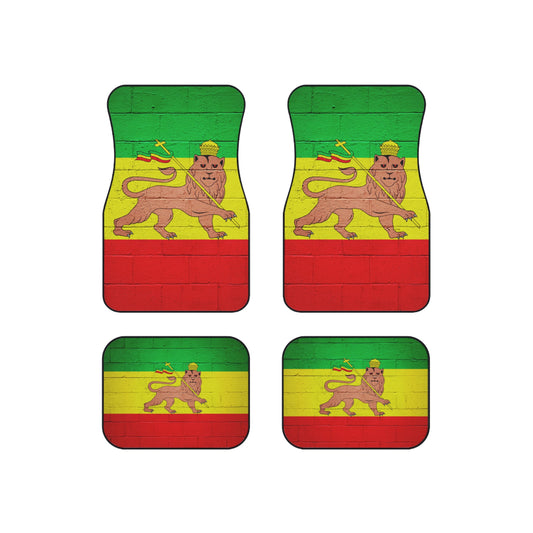 Vibrant Rasta Lion Car Mats Set of 4, Jamaica Flag Auto Interior Decor, Stylish Floor Mats for Road Trips, Gifts for Rastafarians, Car [...]