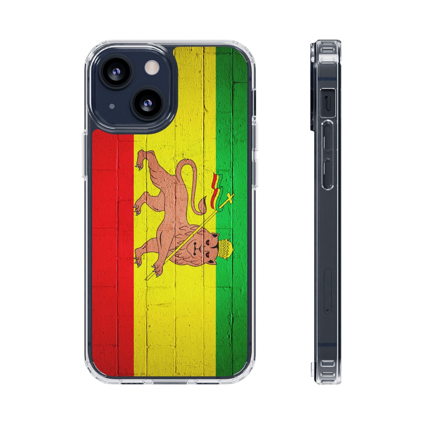 Vibrant Rastafarian Flag Phone Case, Impact-Resistant Cover, Customizable Gift for Music Lovers, iPhone and Samsung