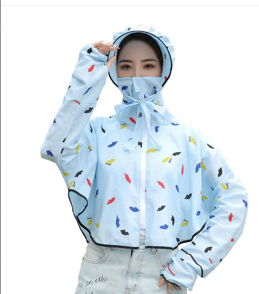 Chiffon Long Sleeve Sun Protection Cardigan for Girls