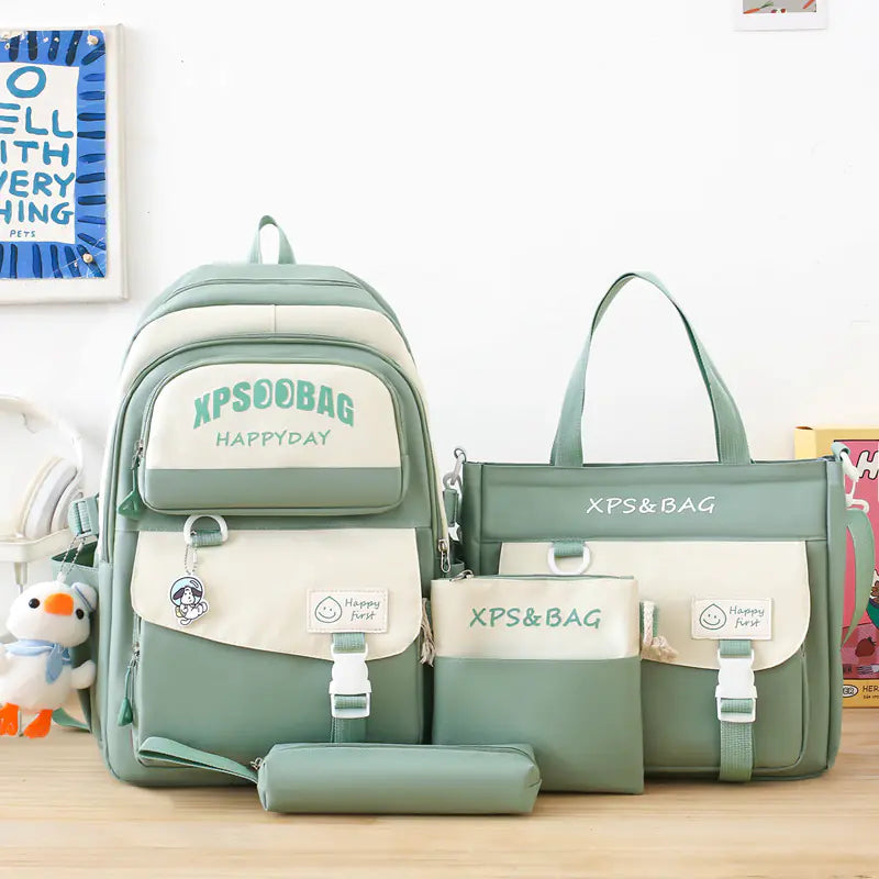 Four-Piece Schoolbag Set