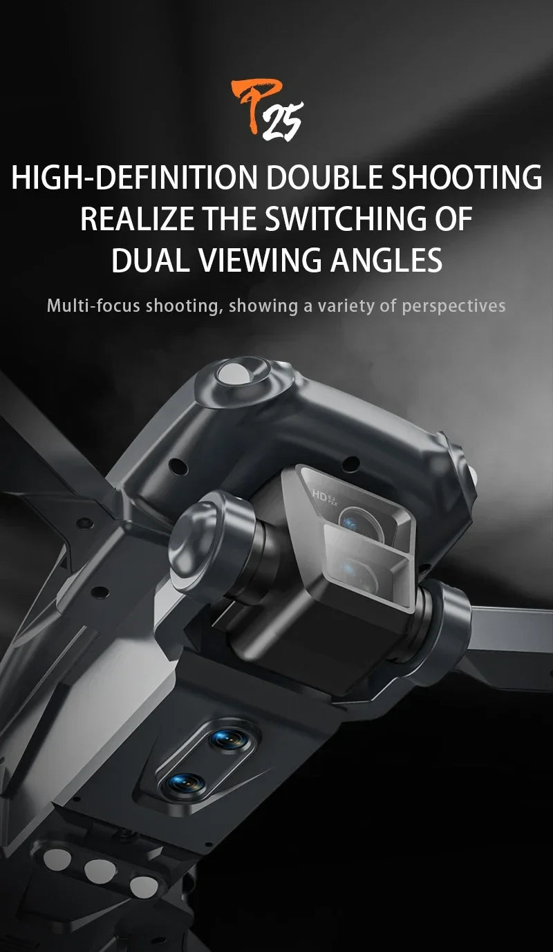 P25 RC Drone GPS 8K Professional with Camera 5G WIFI 360° Obstacle Avoidance FPV Brushless Motor RC Quadcopter Mini Drone