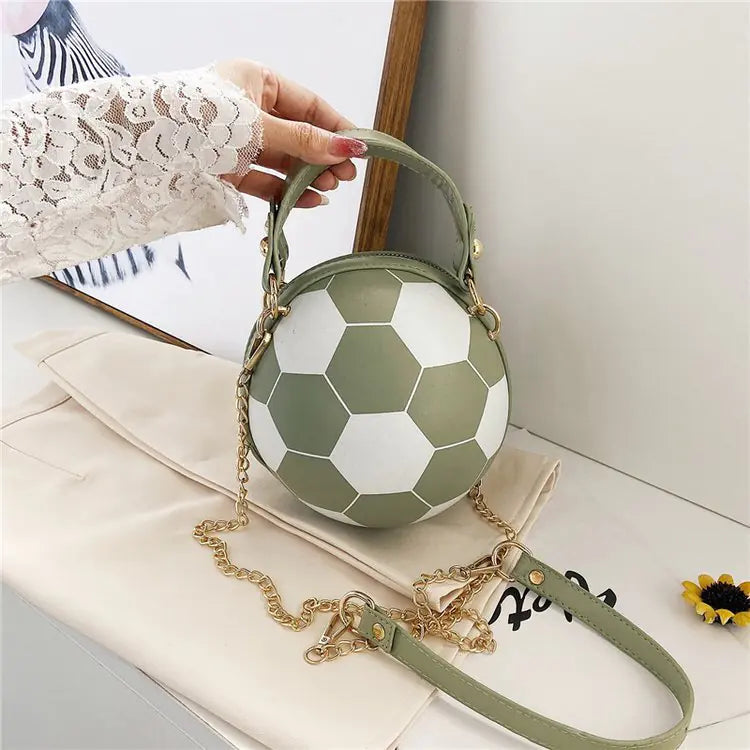 Versatile Pink Football & Basketball Shoulder Bag